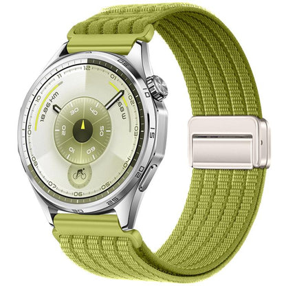 Magnetic Clasp Five-Link Breathable Nylon Watch Band, 22mm, 20mm, 18mm