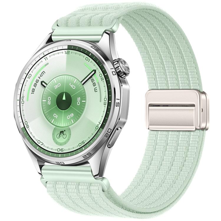 Magnetic Clasp Five-Link Breathable Nylon Watch Band, 22mm, 20mm, 18mm