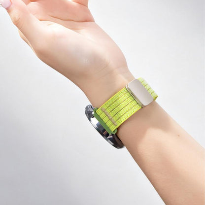 Magnetic Clasp Five-Link Breathable Nylon Watch Band, 22mm, 20mm, 18mm