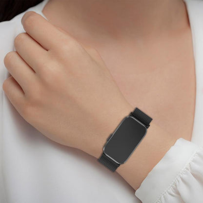 Milanese Magnetic Stainless Steel Watch Band, For Garmin CIRQA Smart Band