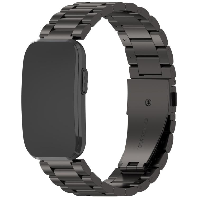 Three Beads Folding Buckle Stainless Steel Watch Band, For Garmin CIRQA Smart Band