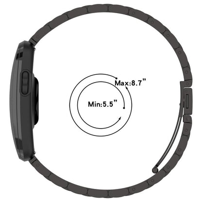 Three Beads Folding Buckle Stainless Steel Watch Band, For Garmin CIRQA Smart Band