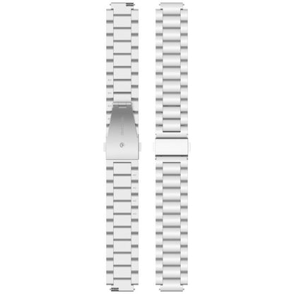 Three Beads Folding Buckle Stainless Steel Watch Band, For Garmin CIRQA Smart Band