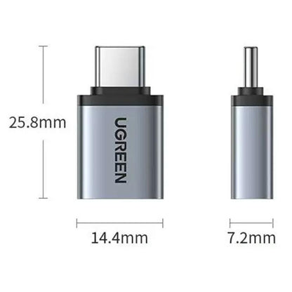 UGREEN 40702 5Gbps OTG Data Transfer USB-C Male to USB 3.0 Female Adapter