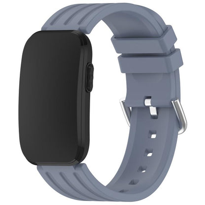 Pin Buckle Vertical-Striped Silicone Watch Band, For Garmin CIRQA Smart Band