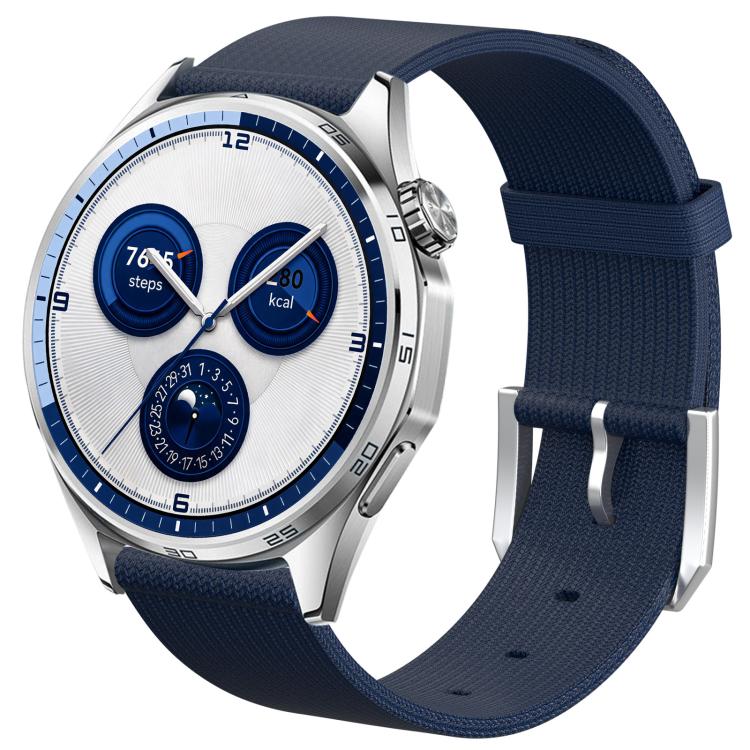 Seamless Design Knitted Nylon Watch Band, 22mm