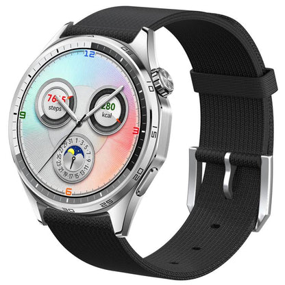 Seamless Design Knitted Nylon Watch Band, 22mm