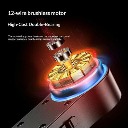 Q43 AI Image Stabilization Selfie Stick Phone Gimbal Stabilizer with RGB Fill Light, Tripod, Remote Control, Q43