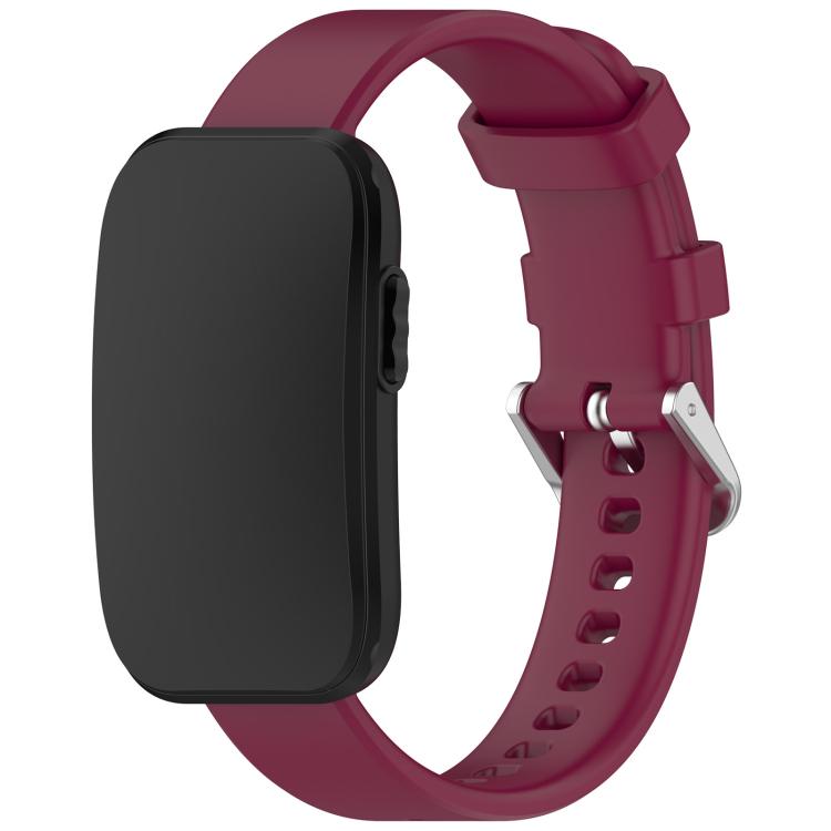 Slim Look Solid Color Silicone Watch Band, For Garmin CIRQA Smart Band