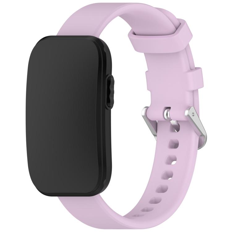 Slim Look Solid Color Silicone Watch Band, For Garmin CIRQA Smart Band