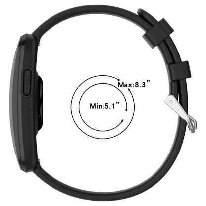 Slim Look Solid Color Silicone Watch Band, For Garmin CIRQA Smart Band