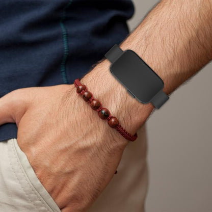 Slim Look Solid Color Silicone Watch Band, For Garmin CIRQA Smart Band
