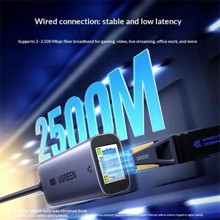 UGREEN 25052 Type-C to 2.5G RJ45 Ethernet Adapter