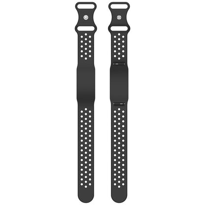 Butterfly Buckle Breathable Perforated Silicone Watch Band, For Garmin CIRQA Smart Band