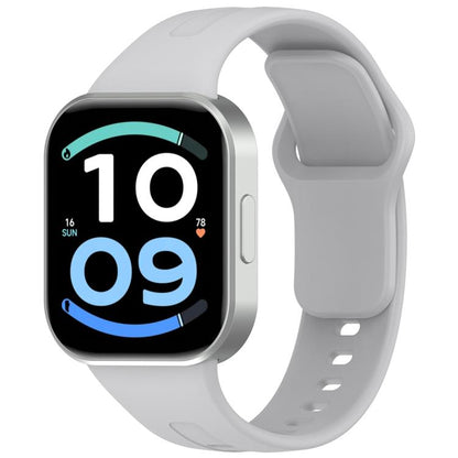 Flat Reverse Buckle Solid Color Silicone Watch Band, For Redmi Watch 6 Active
