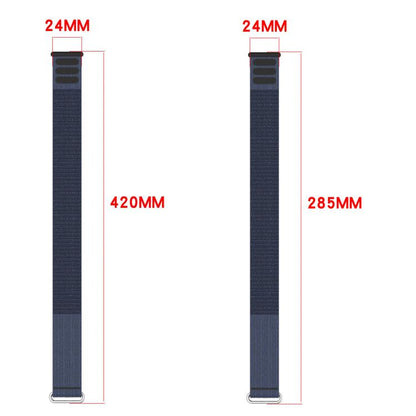Fine Woven Nylon Hook and Loop Fastener Watch Band, For Garmin CIRQA  Wristband, For Garmin CIRQA  Armband