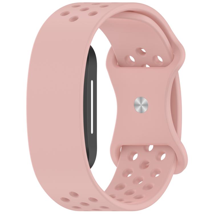 Butterfly Buckle Breathable Perforated Silicone Watch Band, For Hume Band 2.0