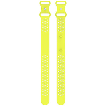 Butterfly Buckle Breathable Perforated Silicone Watch Band, For Hume Band 2.0