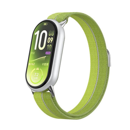 Metal Tail Feather Light Nylon Hook and Loop Fastener Watch Band, For Xiaomi Smart Band 11 / 10 / 9 / 8