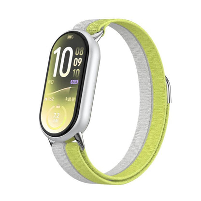 Metal Tail Feather Light Nylon Hook and Loop Fastener Watch Band, For Xiaomi Smart Band 11 / 10 / 9 / 8