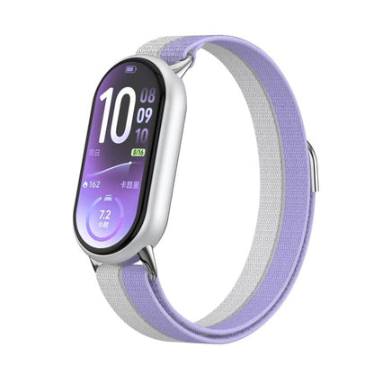 Metal Tail Feather Light Nylon Hook and Loop Fastener Watch Band, For Xiaomi Smart Band 11 / 10 / 9 / 8