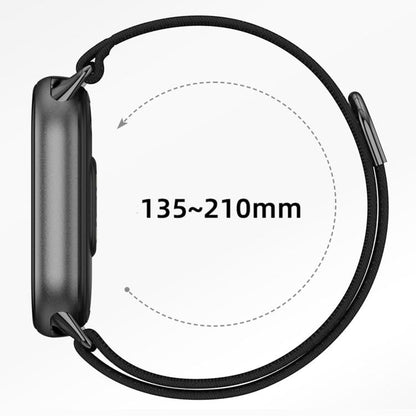 Metal Tail Feather Light Nylon Hook and Loop Fastener Watch Band, For Xiaomi Smart Band 11 / 10 / 9 / 8