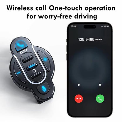 DX1 Wireless Remote Control Handle, BT5.4 Fast Charging IP65 Waterproof for Electric Bike Motorcycle Bicycle