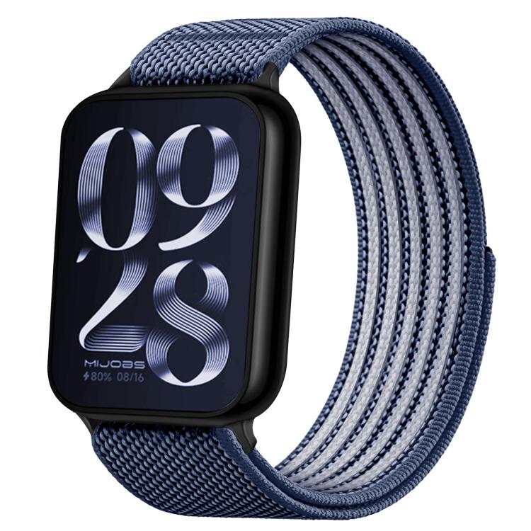 Airy Mixed Nylon Loop Metal Connector Watch Band, For Xiaomi Band  10 Pro / Redmi Watch 6 / 5