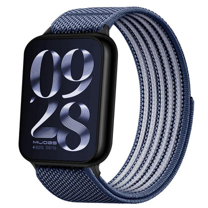 Airy Mixed Nylon Loop Metal Connector Watch Band, For Xiaomi Band  10 Pro / Redmi Watch 6 / 5