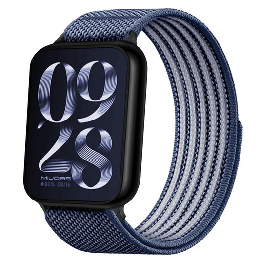 Airy Mixed Nylon Loop Metal Connector Watch Band, For Xiaomi Band  10 Pro / Redmi Watch 6 / 5