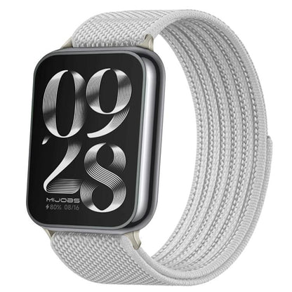 Airy Mixed Nylon Loop Metal Connector Watch Band, For Xiaomi Band  10 Pro / Redmi Watch 6 / 5