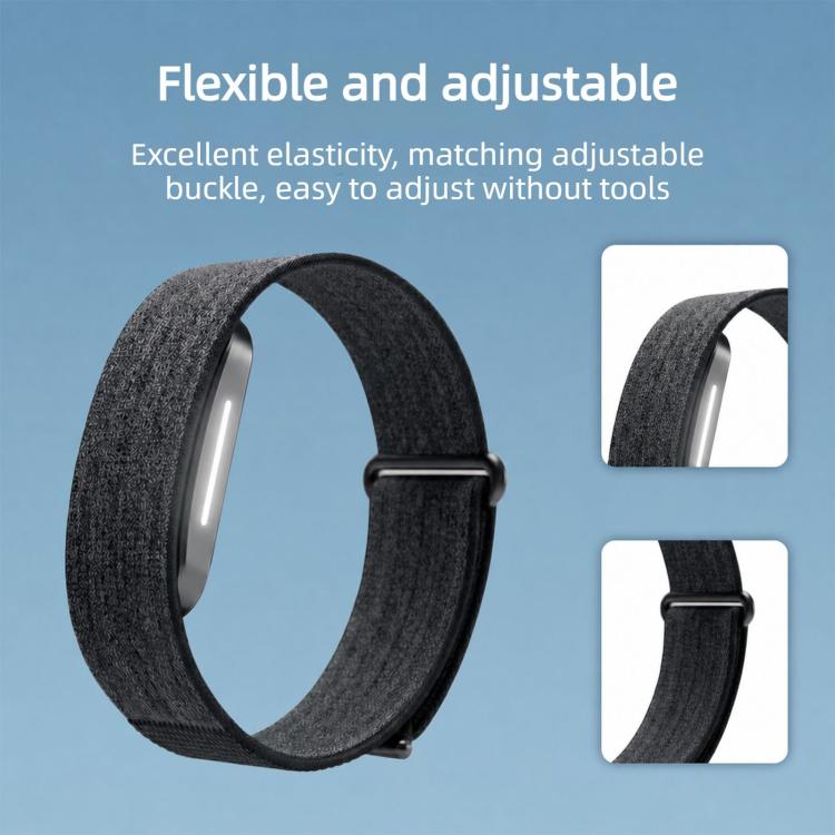 Nylon Hook and Loop Fastener Watch Band, For Hume Band 2.0