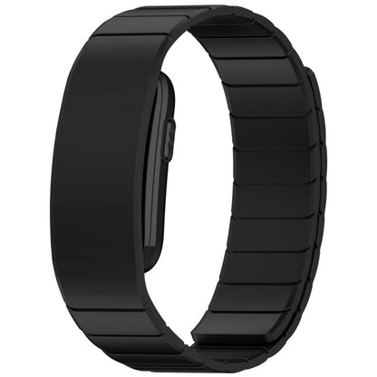 Horizontal Stripe Magnetic Silicone Watch Band, For Garmin CIRQA Smart Band