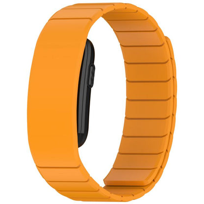 Horizontal Stripe Magnetic Silicone Watch Band, For Garmin CIRQA Smart Band