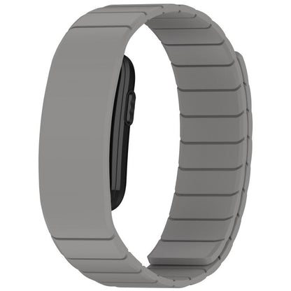 Horizontal Stripe Magnetic Silicone Watch Band, For Garmin CIRQA Smart Band