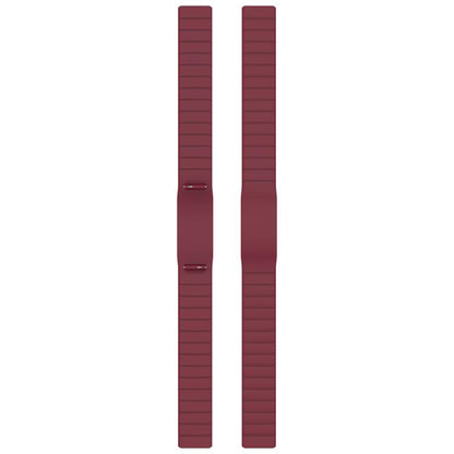 Horizontal Stripe Magnetic Silicone Watch Band, For Garmin CIRQA Smart Band