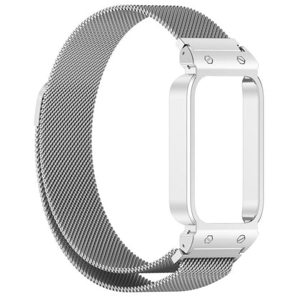 Metal Frame Integrated Milan Magnetic Metal Watch Band, For Xiaomi Smart Band 11 Active