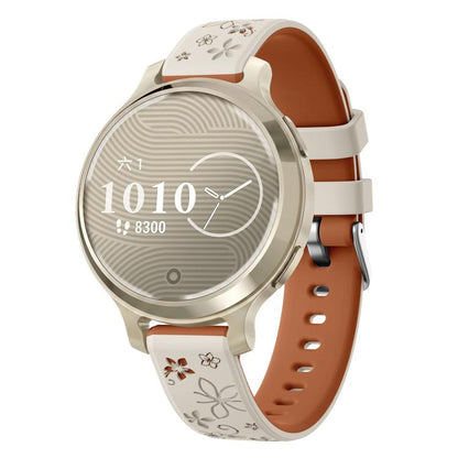 Two-Tone Embossed Silicone Watch Band, For Garmin Lily 2