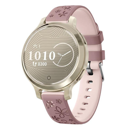 Two-Tone Embossed Silicone Watch Band, For Garmin Lily 2