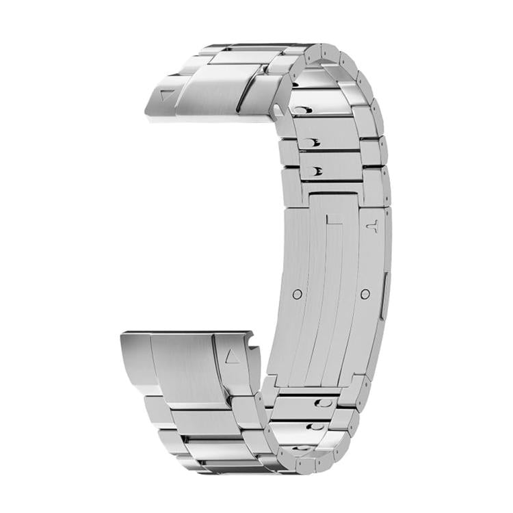 Three Beads Side Detachable Buckle Titanium Alloy Watch Band, For Garmin 22mm, For Garmin 26mm