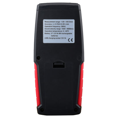WT100A Digital Ultrasonic Thickness Gauge Meter Tester USB Charging Digital Thickness Metal Tester High Precision, WT100A