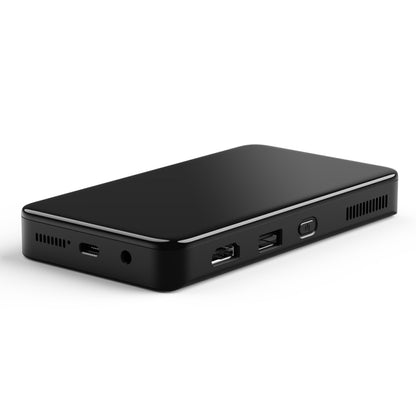 X2 (1+8G) DLP Android 7.1Smart Mini Projector X2 With Sliding Lens Cover Wifi Mini Projector (Black)