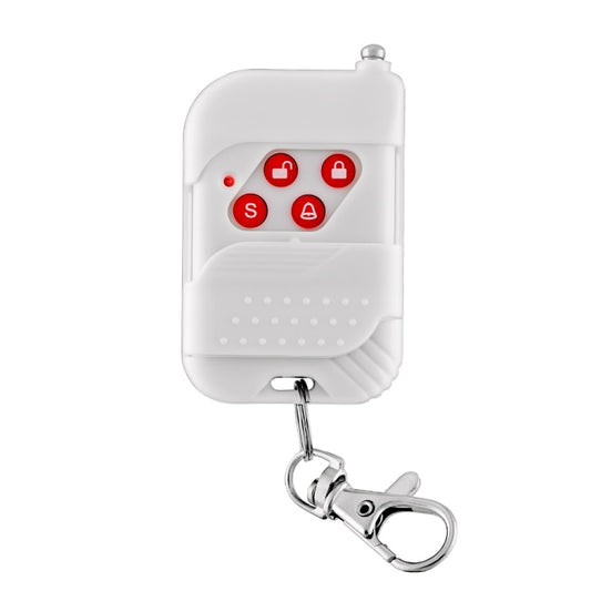 Télécommande sans fil 433 MHz 12 V avec porte-clés pour système d'alarme antivol domestique PSTN GSM