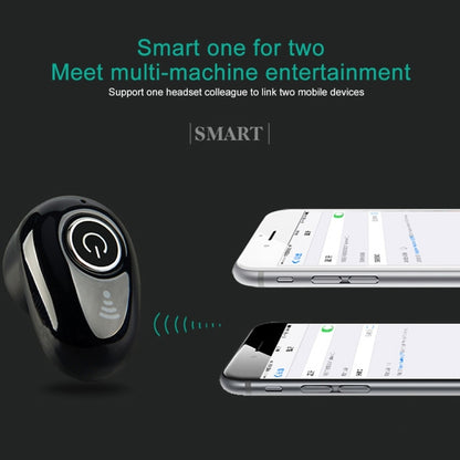 S650 Second Generation Charging Base Mini Bluetooth Earphone Wireless Earbuds Business Invisible Handsfree In-Ear Earphones with Mic