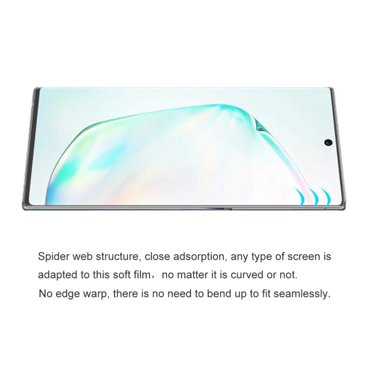 2 PCS ENKAY Hat-Prince 0.1mm 3D Full Screen Protector Explosion-proof Hydrogel Film for, For Galaxy Note10, For Galaxy Note10+