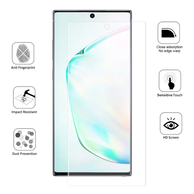 2 PCS ENKAY Hat-Prince 0.1mm 3D Full Screen Protector Explosion-proof Hydrogel Film for, For Galaxy Note10, For Galaxy Note10+
