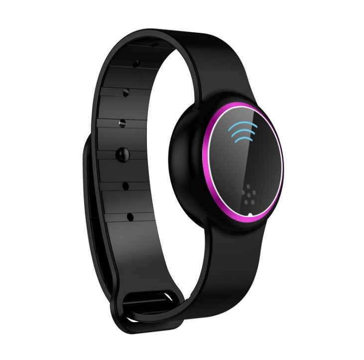 Répulsif Moustique Ultrasonique Bracelet Répulsif Moustique Électronique Montre Portable d'Extérieur Répulsif Moustique, Noir Violet, Blanc Violet