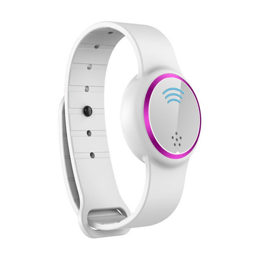 Répulsif Moustique Ultrasonique Bracelet Répulsif Moustique Électronique Montre Portable d'Extérieur Répulsif Moustique, Noir Violet, Blanc Violet