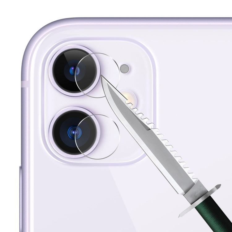 2 PCS ENKAY Hat-Prince 0.2mm 9H 2.15D Round Edge Rear Camera Lens Tempered Glass Film for, iPhone 11, iPhone 11 Pro Max