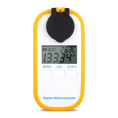 DR103 Digital Refractometer LCD Display Brxi Fruit Juice Sugar Meter Refractometer For Dextran Fructose Glucose Lactose Maltose, DR103
